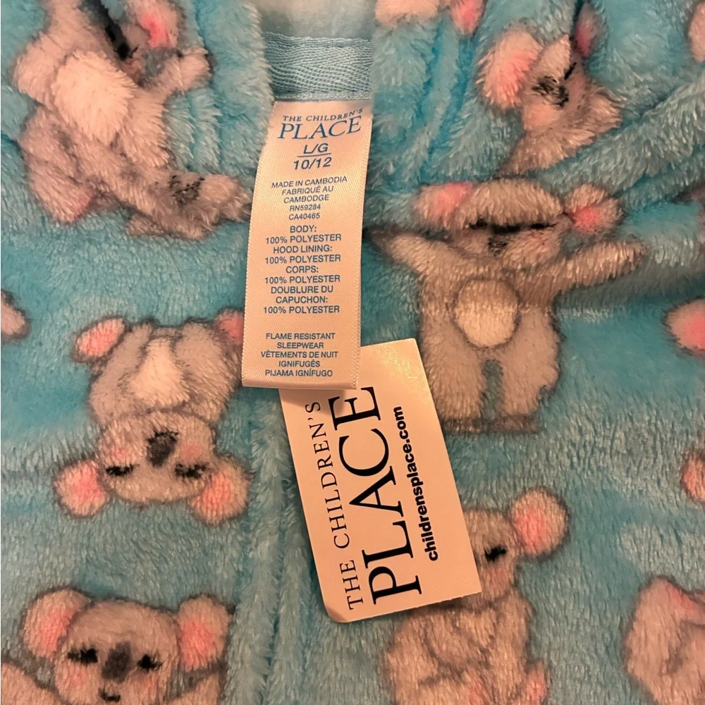 The Children's Place Blue Bear Print Footie